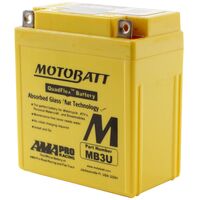 Motobatt MB3U AGM Battery
