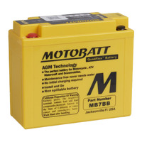 Motobatt AGM Battery for Honda CTX200 BUSHLANDER 2014-2018