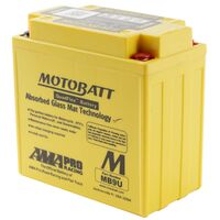 Motobatt AGM Battery for Benelli 150 ADIVA 2001-2004