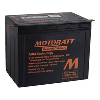 Motobatt AGM Battery for Harley FLHS 1340 ELECTRA GLIDE SPORT 1979-1986