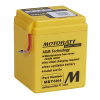 Motobatt AGM Battery for Yamaha AG175 1974-1995