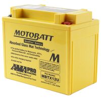 Motobatt MBTX12U AGM Battery