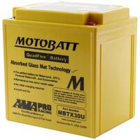 Motobatt AGM Battery for Harley FLHTCUSE3 1803 SE ULTRA CLAS ELECTRA GLIDE 2008