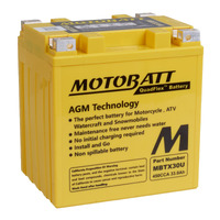 Motobatt AGM Battery for BMW R100PD (PARIS DAKAR) 1995-1997