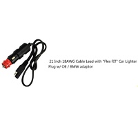 MOTOBATT CHARGER LEAD 53CM CAR LIGHTER  & BMW ADAPTOR