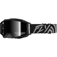 Fly Racing Goggles Zone Elite Black/Grey Black Mirror/Smoke 