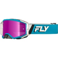 Fly Racing Goggles Zone Elite Blue/White Magenta Mirror/Blue 