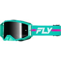 Fly Racing Goggles Zone Pro Teal/Purple Black Mirror/Smoke 