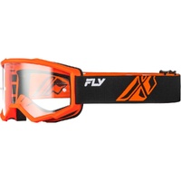 Fly Racing Goggles Focus Black/Orange Clear 