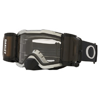 Oakley Goggles Front Line MX Tuff Blocks Black Gunmetal Clear Roll Off