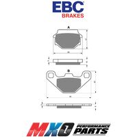 EBC Brake Pads FA067TT