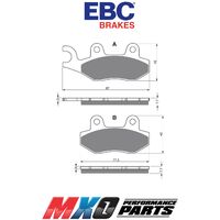 EBC Brake Pads FA135TT