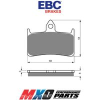 EBC Brake Pads FA187HH