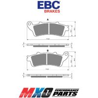 EBC Brake Pads FA261HH