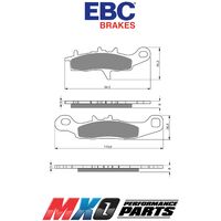 EBC Brake Pads FA342R