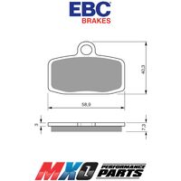 EBC Brake Pads FA612TT