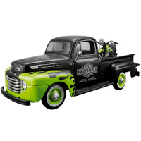 Maisto Model 1.24 Ford F1 Pick Up With Panhead 1948