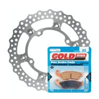 MTX Front Brake Disc and Pad Kit for Kawasaki KX250 2006-2008