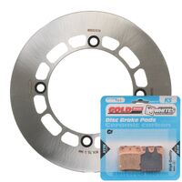 MTX Front Brake Disc and Pad Kit for Suzuki DR200 1986-2009