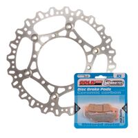 MTX Front Brake Disc and Pad Kit for Yamaha WR450F 2016-2021 (Wave)