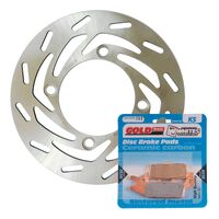 MTX Front Left Brake Disc/Pad Kit for Yamaha YFM700FAP GRIZZLY AUTO 2007-2011