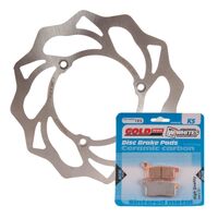 MTX Front Brake Disc and Pad Kit for KTM 85 SX (SW) 2003 (Wave)