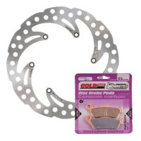 MTX Front Brake Disc and Pad Kit for KTM 250 SXF 2005-2006 (Wave MDKF08005)