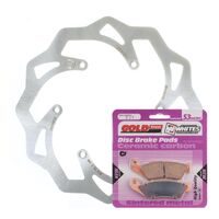 Brake Disc and Pad Kit Front KTM 350 EXCF 2011-2019 Wave