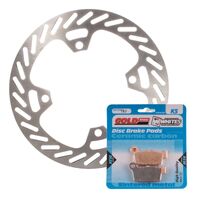 MTX Rear Brake Disc and Pad Kit for Kawasaki KLX450R 2008-2022