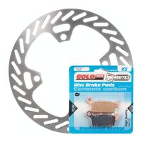 MTX Rear Brake Disc and Pad Kit for Kawasaki KX250 2003-2008