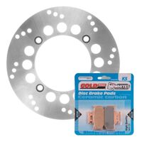 MTX Rear Brake Disc and Pad Kit for Suzuki DR650SE 1996-2022