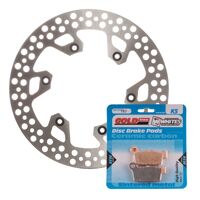 MTX Rear Brake Disc and Pad Kit for Yamaha YZ250F 2003-2019