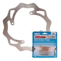 MTX Rear Brake Disc and Pad Kit for KTM 85 SX (BW) 2004-2010 (Wave MDKR08003)