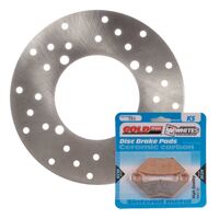 MTX Rear Brake Disc and Pad Kit for Polaris Sportsman 570 EFI HD 2014-2019