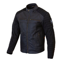 Merlin Jacket Ridge Leather Cotec Black 
