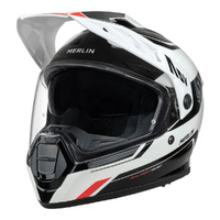 Merlin Helmet Torres Block White/Red