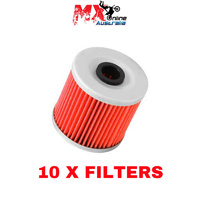 MOTO-FILTER OIL FILTER (HF123) 10 X Filter ( KN123 )