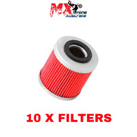 MOTO-FILTER OIL FILTER (HF154) 10 X Filter ( KN154 )