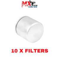MOTO-FILTER OIL FILTER (HF163) 10 X Filter ( KN163 )