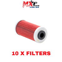 MOTO-FILTER OIL FILTER (HF611) 10 X Filter ( KN611 )