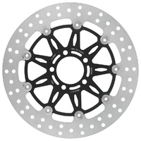 MG Front Left Brake Disc for Kawasaki GPZ 1100 F ABS 1996 (21-004-A-BK)