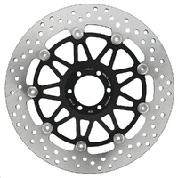 MG Front Right Brake Disc for Honda VT 250 Spada 1988-1991 (21-006-A-BK)
