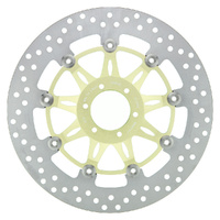 MG Front Left Brake Disc for Honda CB 125 Twin 1981-1982 (21-016-A-GL)