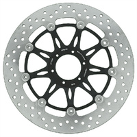 MG Front Left Brake Disc Honda CBR 1100 XX Super Blkbird 1999-2006 (21-030-A-BK)