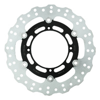 MG Front Left Brake Disc for Kawasaki KX 125 1994-1996 (21-046-W-BK)