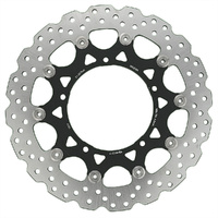 MG Front Left Brake Disc for Yamaha FZ1 1000 N 2006-2014 (21-057-AW-BK)