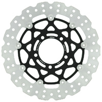 MG Front Left Brake Disc for Kawasaki ZX-14R Ninja ABS 2012-2017 (21-092-AW-BK)