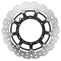 MG Front Left Brake Disc for Husaberg FS 650 C 2005-2008 (21-107-AW-BK)