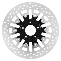 MG Front Left Brake Disc for Harley FXDL 1584 Low Rider 96 2007 (21-108-A-BK-H4)