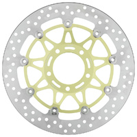 MG Front Right Brake Disc Triumph 1050 Speed Triple R ABS 2012-2013 (124-A-GL)